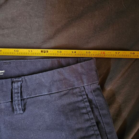 Old Navy Straight Built In Flex Navy Pants Size 32x30 Mens Preppy Casual - Picture 7 of 9